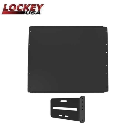 LOCKEY PS40B Panic Shield Value Kit In Black - PS 24 Panic Shield, PSSB Strike Bracket LK-PS40B